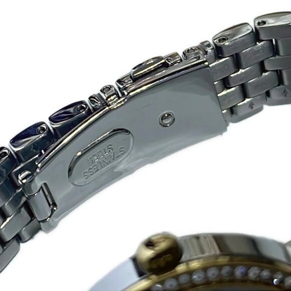 Auth COACH - CA.147.7.20.2055S Unconfirmed Silver Gold Women's Wrist Watch - Picture 3 of 5